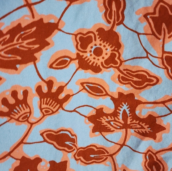 Derek Lam Blue and Orange Ruffled Tiered Sundress - Picture 6 of 6